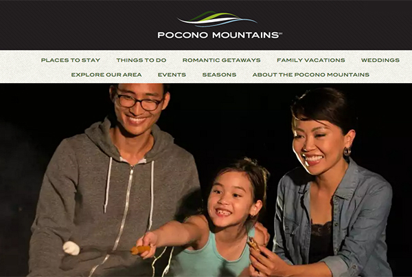 POCONO MOUNTAINS TOURISM WEBSITE